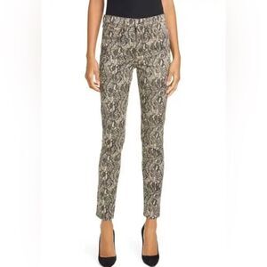 Veronica Beard High Rise Kate Snakeskin Jeans  25/0